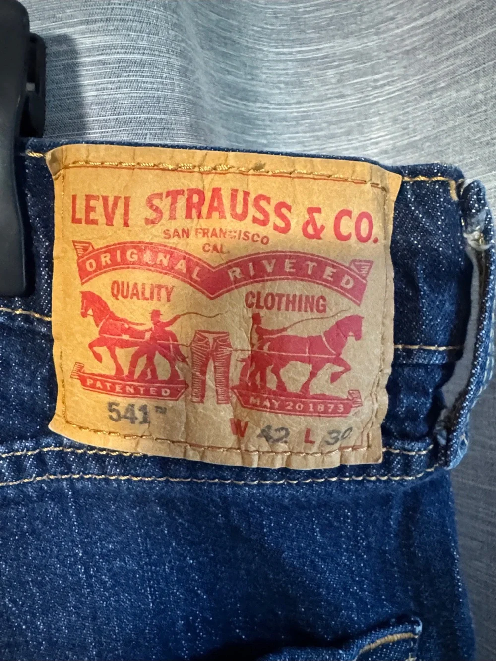 Levi's Men's Relaxed Jeans — Deep Indigo Blue